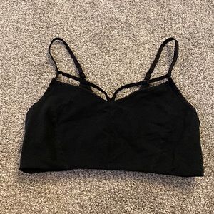 Black Victoria’s Secret bralette